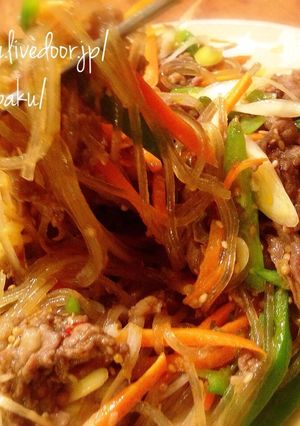 プルコギ用味付け肉で簡単チャプチェ-レシピのメイン写真
