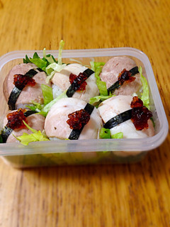 メンズ喜ぶ!チャーシュー寿司のお弁当-レシピのメイン写真