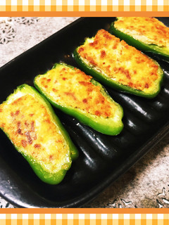 ★おからでピーマンの肉詰め★-レシピのメイン写真
