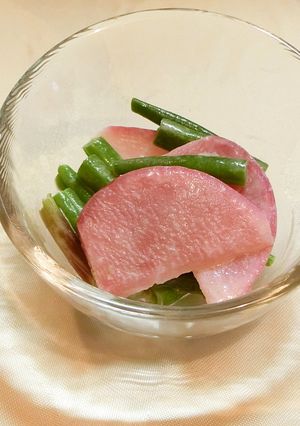 赤かぶといんげん豆の副菜-レシピのメイン写真