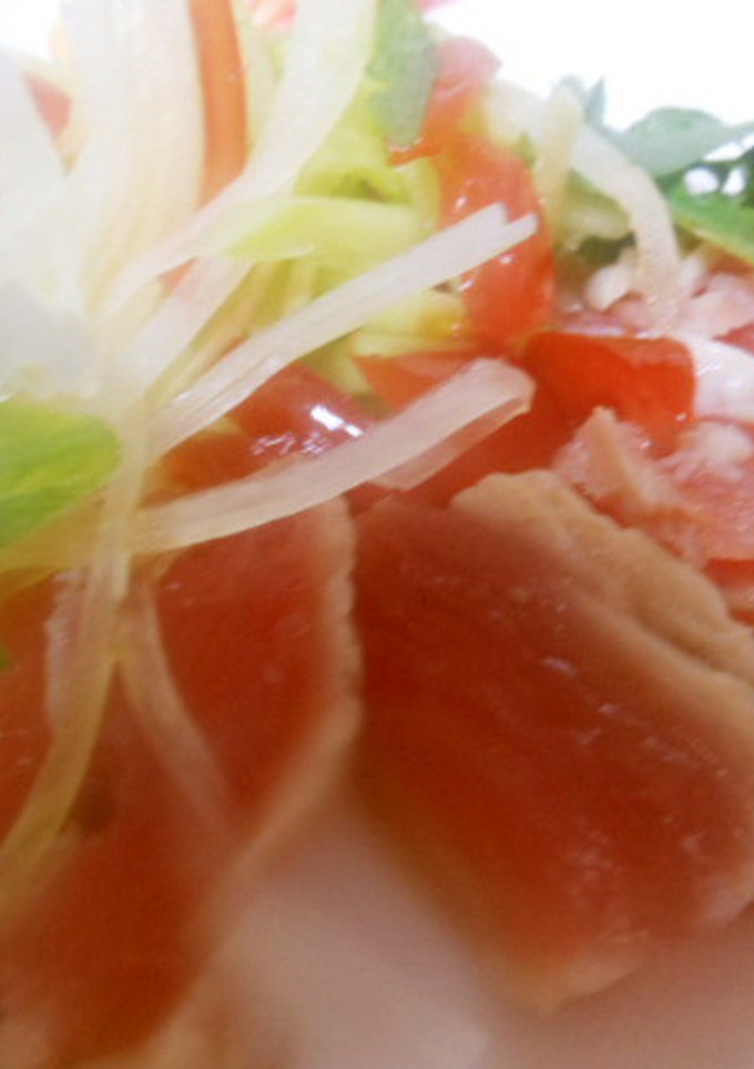 マグロのたたき風　簡単　-レシピのメイン写真