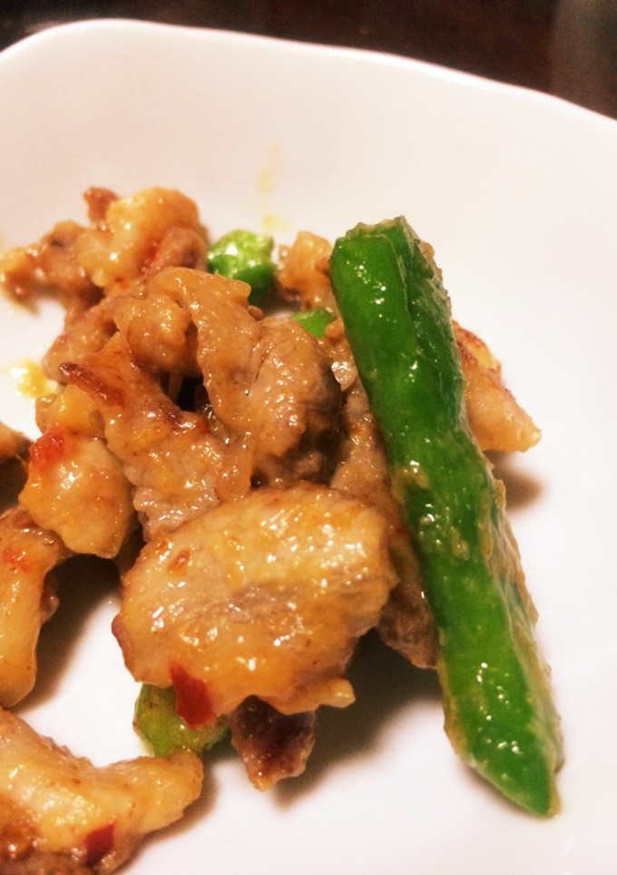 豚肉とししとうの味噌炒め-レシピのメイン写真