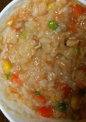 【離乳食後期】倦怠期のチキンライス-レシピのメイン写真