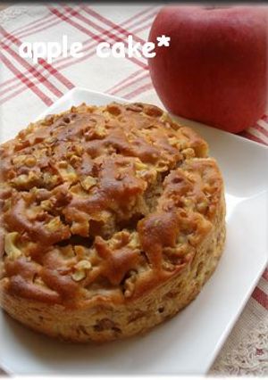 ノンバター◆りんごとくるみのケーキ◆-レシピのメイン写真