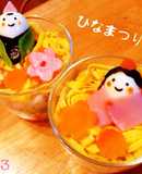 ひなまつりに！子供も喜ぶひなカップ寿司！