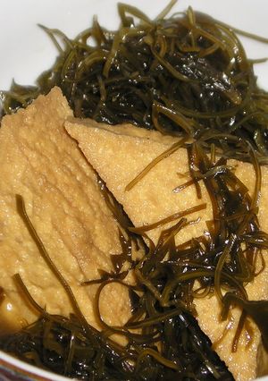 切り昆布と三角揚げの煮物-レシピのメイン写真