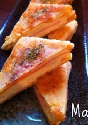 ジューシー♡高野豆腐のハム＆Wチーズ揚げ-レシピのメイン写真