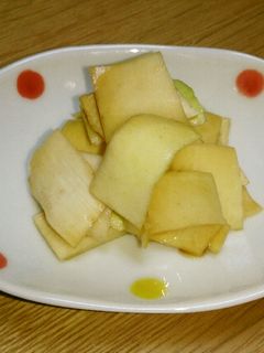 大根の皮のぱりぱり漬け♪-レシピのメイン写真