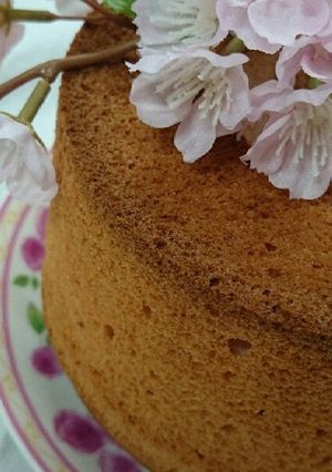 ｡･ﾟ･さくらシフォン.｡.:*♡-レシピのメイン写真