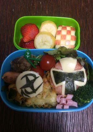 幼稚園児のキャラ弁〜ニンニンジャー〜-レシピのメイン写真
