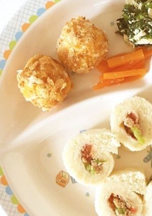 ✩離乳食に！かぼちゃコロッケ風✩-レシピのメイン写真