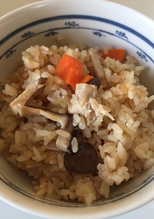 我が家の定番‼︎簡単椎茸の炊き込みごはん-レシピのメイン写真