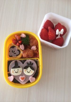 ひな祭り☆幼稚園お弁当-レシピのメイン写真