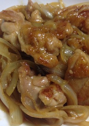 鶏肉と玉ねぎのてりやき-レシピのメイン写真