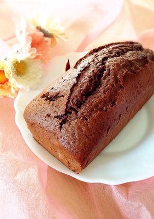 ココア&生姜&蜂蜜パウンドケーキ♡-レシピのメイン写真