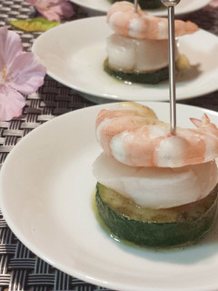 海老と貝柱のピンチョス-レシピのメイン写真