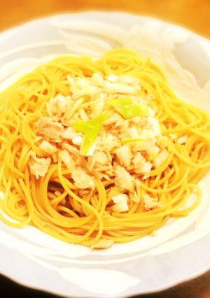ツナと玉ねぎのスパゲティ-レシピのメイン写真