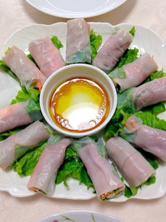 生ハムとクリームチーズの生春巻き-レシピのメイン写真