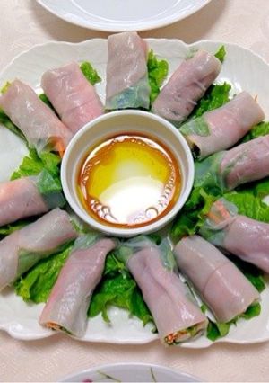 生ハムとクリームチーズの生春巻き-レシピのメイン写真