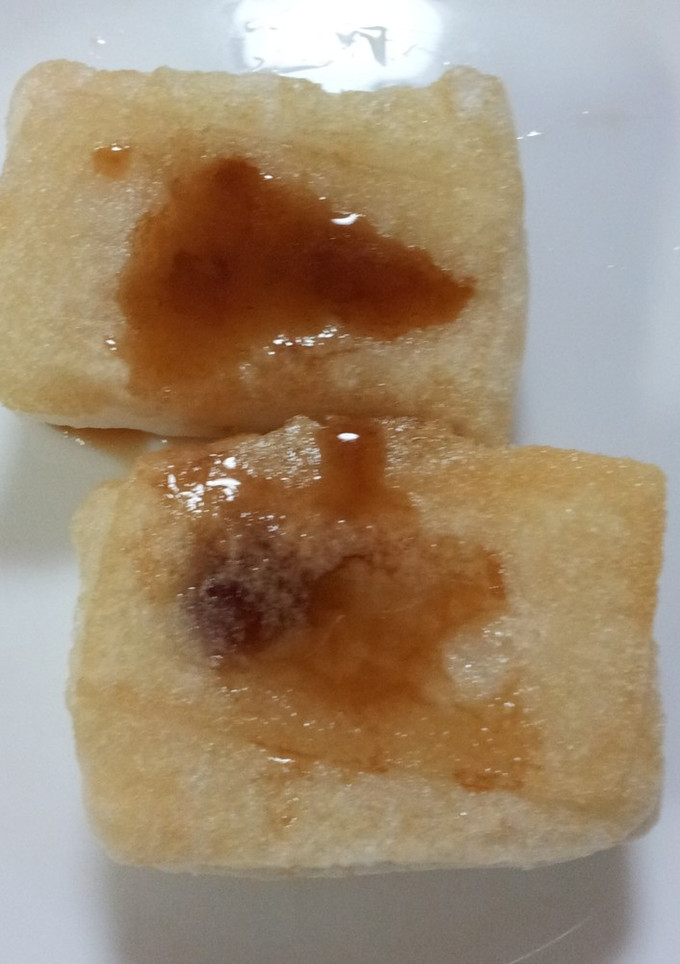 ごま油でとろける揚げ焼きおもち-レシピのメイン写真