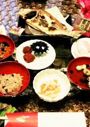 (覚書)百日祝い膳-レシピのメイン写真