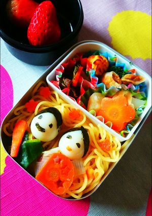 ひな祭りのネギ塩焼きそば弁当-レシピのメイン写真