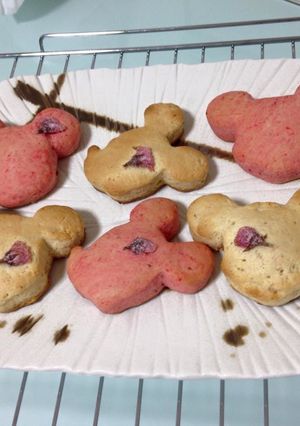 HMで簡単☆春らしい桜の花スコーン-レシピのメイン写真
