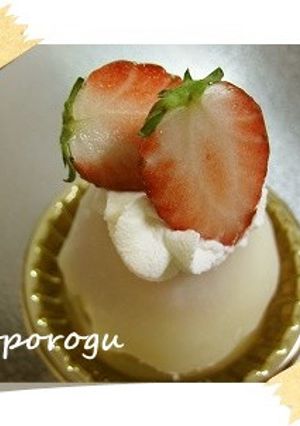 いちご大福ケーキ♡もちっふわっ・美味しい-レシピのメイン写真
