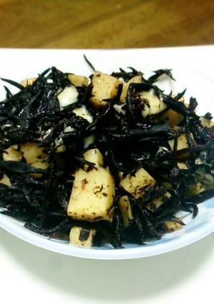 【カルシウムの宝庫！】ひじきと筍の煮物-レシピのメイン写真