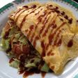 Wソースが美味!お好み焼きそば☆
