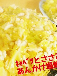 キャベツとささみのあんかけ塩焼きそば!-レシピのメイン写真