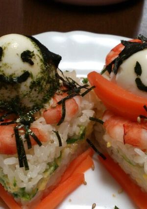 簡単可愛いひなちらし-レシピのメイン写真