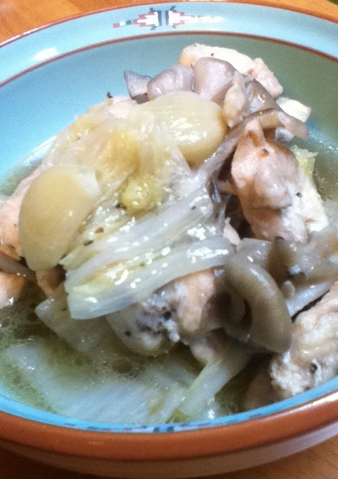 ☆洋風☆白菜と鶏肉の蒸し煮-レシピのメイン写真