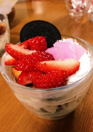 ひな祭り苺パフェ-レシピのメイン写真