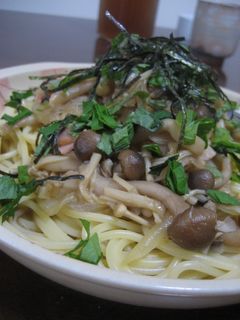 きのこスパゲティ-レシピのメイン写真