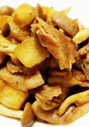 冬瓜と豚バラの味噌炒め-レシピのメイン写真