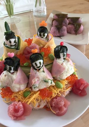 雛祭り❤︎ちらし寿司ケーキ-レシピのメイン写真