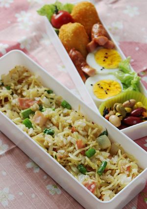 冷めても美味しい★洋風塩そばめしのお弁当-レシピのメイン写真