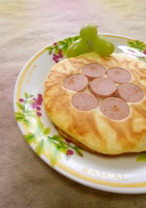 ✿お花のホットケーキ✿-レシピのメイン写真