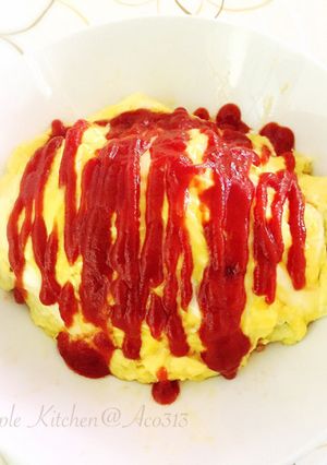 一人ご飯★残り物オムライス-レシピのメイン写真
