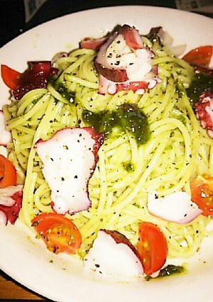 蛸とトマトの冷製バジルパスタ-レシピのメイン写真