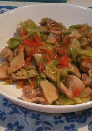 おいしい♡手抜きの産物！鶏肉の野菜炒め★-レシピのメイン写真