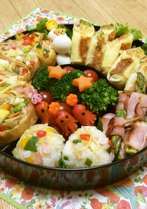 マルちゃん焼きそばで春おべんとう-レシピのメイン写真