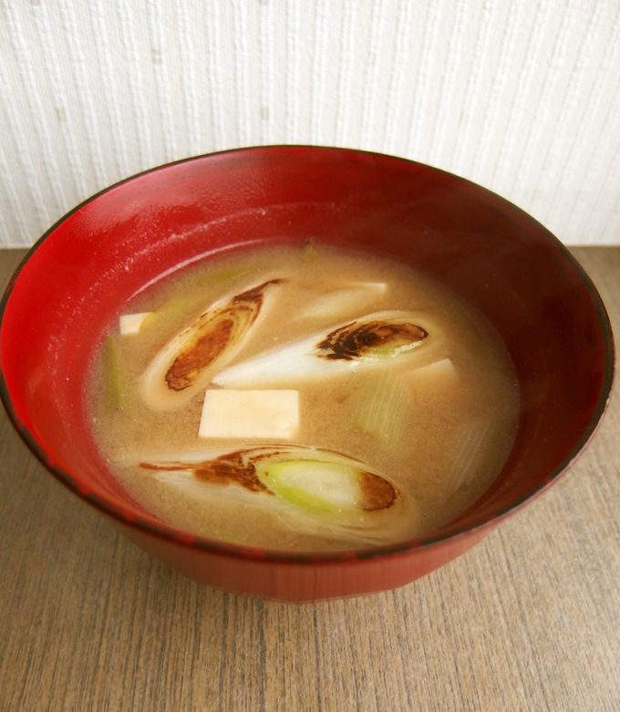 焼き葱と豆腐のコク旨お味噌汁＊-レシピのメイン写真