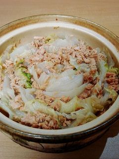 白菜とツナ煮-レシピのメイン写真