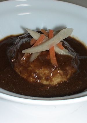 根菜デミグラスハンバーグ(豆腐)-レシピのメイン写真