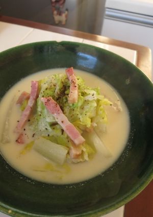 管理栄養士監修　白菜の豆乳ミルク-レシピのメイン写真
