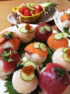 簡単手鞠寿司-レシピのメイン写真