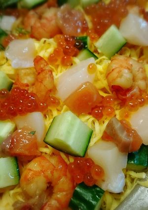 チラシ寿司用 海老の味付け(覚書)-レシピのメイン写真