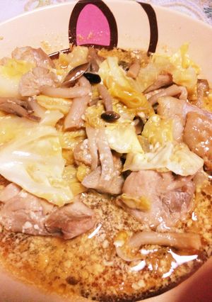 鶏肉と春キャベツのオイマヨ炒め-レシピのメイン写真